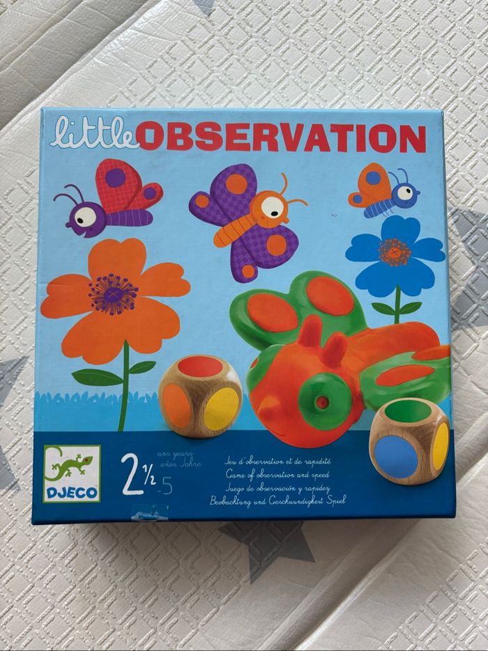 Little observation jeu de société Djeco