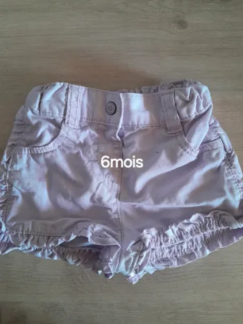Short fille 6mois