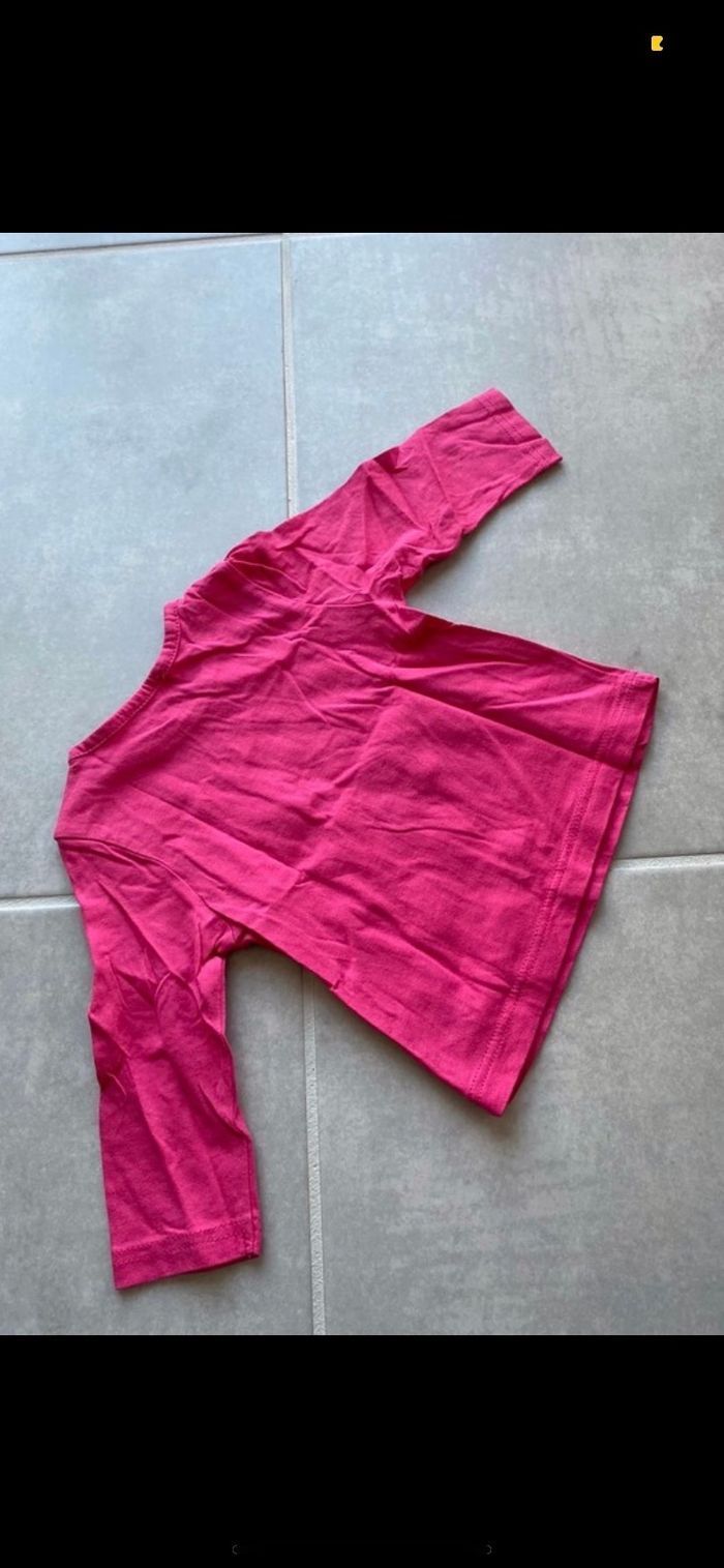 Tee shirt manches longues Chat 6 mois - photo numéro 4