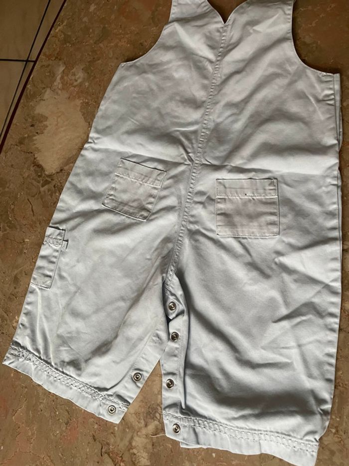 Salopette combinaison d été en coton garçon 12mois - photo numéro 7