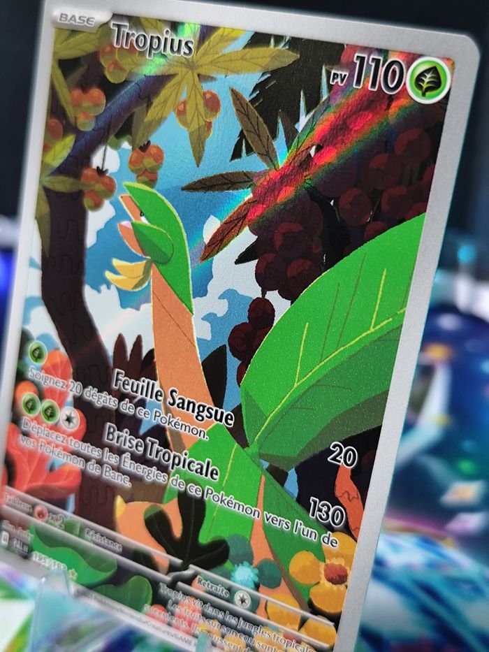 Carte pokémon neuve 🇨🇵 Tropius 195/193 Évolution à Paldéa - photo numéro 3