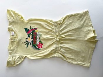 Combishort jaune pale fille 6 ans Complices