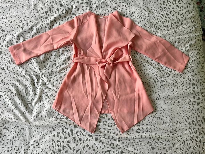 Petit Gilet Fin Rose Clair