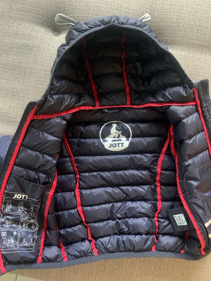 Jott Doudoune à capuche Mael - Bleu marine - photo numéro 4