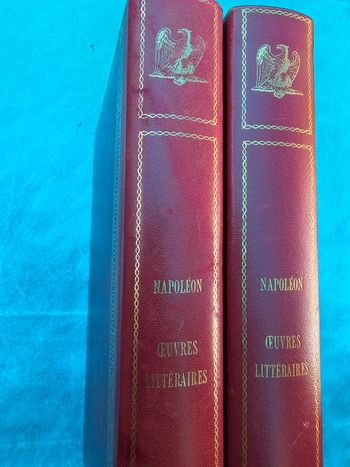 Lot de 2 livres Napoléon, œuvres littéraires