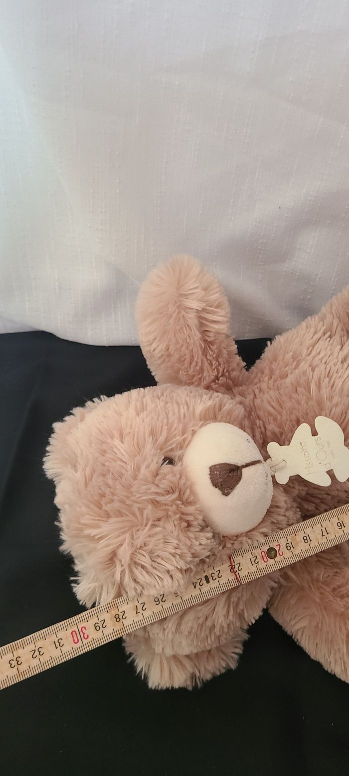 HISTOIRE D'OURS - Peluche Ourson Champagne 30 cm - Collection Bellydou - Ourson Moelleux Et Doux Pou - photo numéro 2