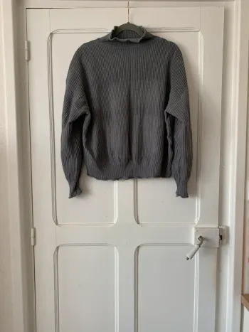 Pull à col roulé maille gris femme - Taille XL Shein Curve