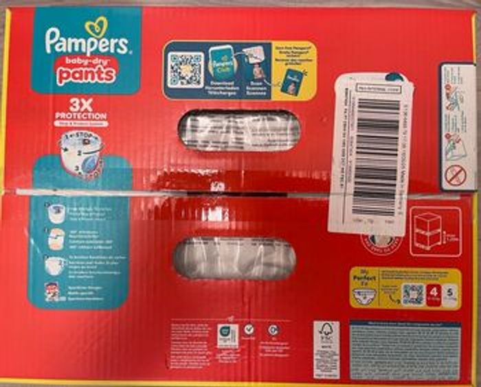 Pampers  baby dry pants taille 4 - photo numéro 2