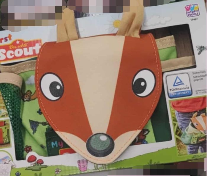 Magnifique sac de collecte motif renard