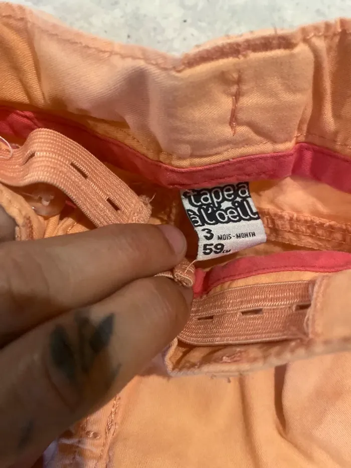 Pantalon orange clair - photo numéro 2
