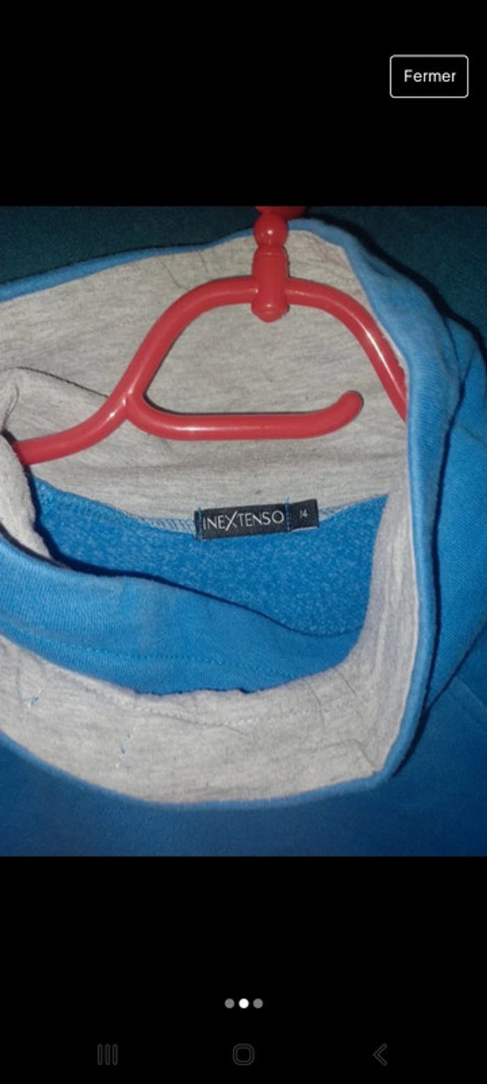Pull bleu inextenso - photo numéro 2