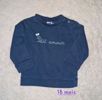 Pull sweat garçon 18 mois