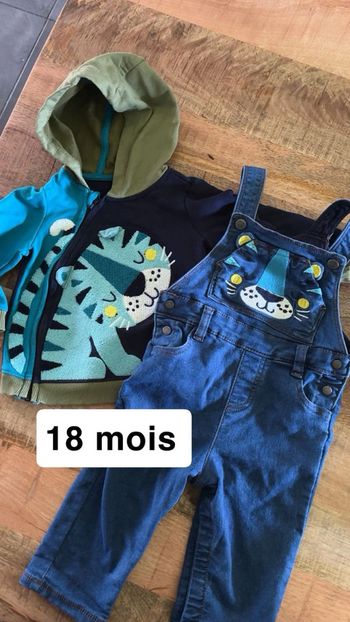 Ensemble salopette + veste