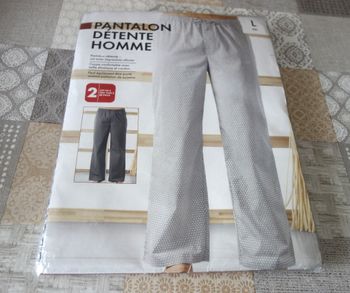 lot 2 pantalons pyjamas