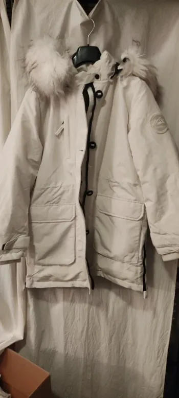 New Yorker parka blanche taille S