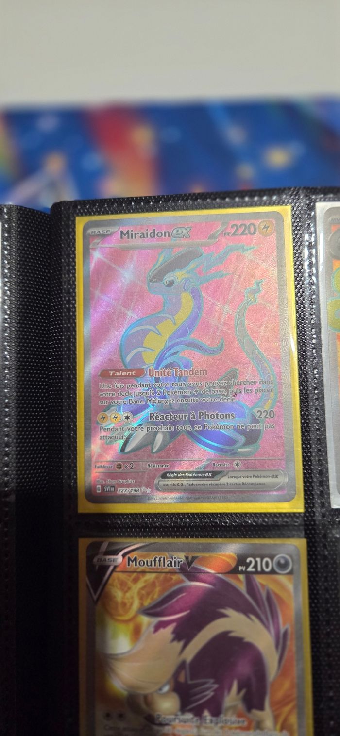 Carte Pokémon Miraidon Ex 227/198