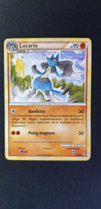 Carte pokémon Lucario 19/95
