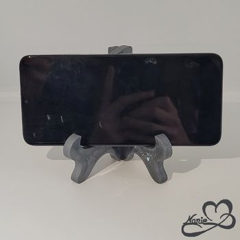 Chevalet support de téléphone gris