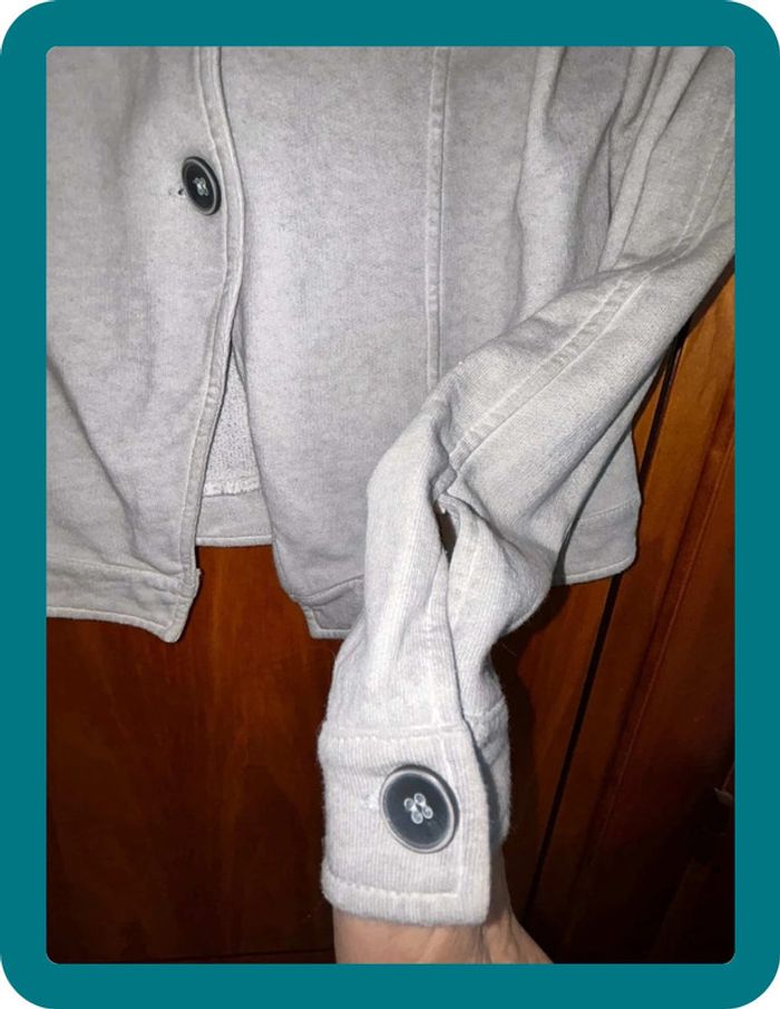 Veste gris clair L/XL Chantal B - photo numéro 4