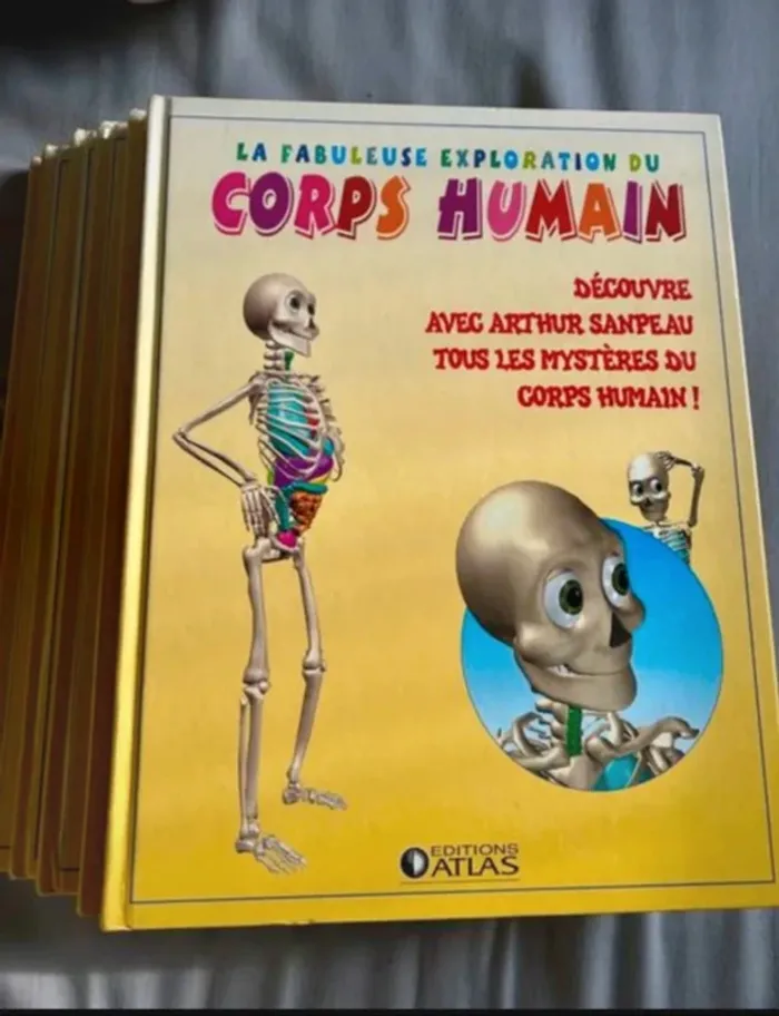 Livre corps humain - Enfant - Atlas - très bon état