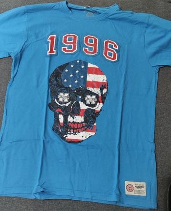 Tee-shirt bleu Marshall