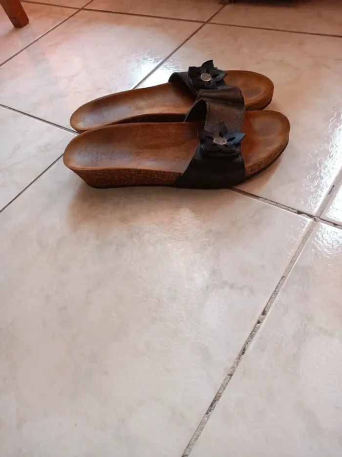 Mules nu pieds taille 39 - photo numéro 3