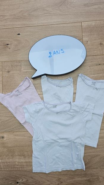 Lot maillot de corps 2-3ans