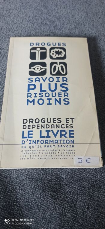 Livre drogues et dependances