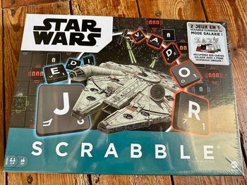NEUF Scrabble Star Wars jeu lettres Mattel mode galaxie Jedi société stratégie