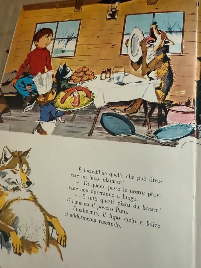 Livre Pierre Probst Caroline Fanfan ancien italien Gianni e l’ultimo lupo vintage - photo numéro 9