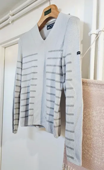 Pull Marinière Laine Woolmark Saint James Taille 36/38