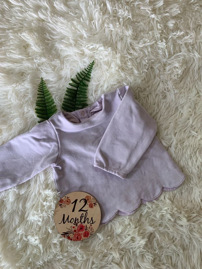 Pull Jacadi Paris Lila pale 12m