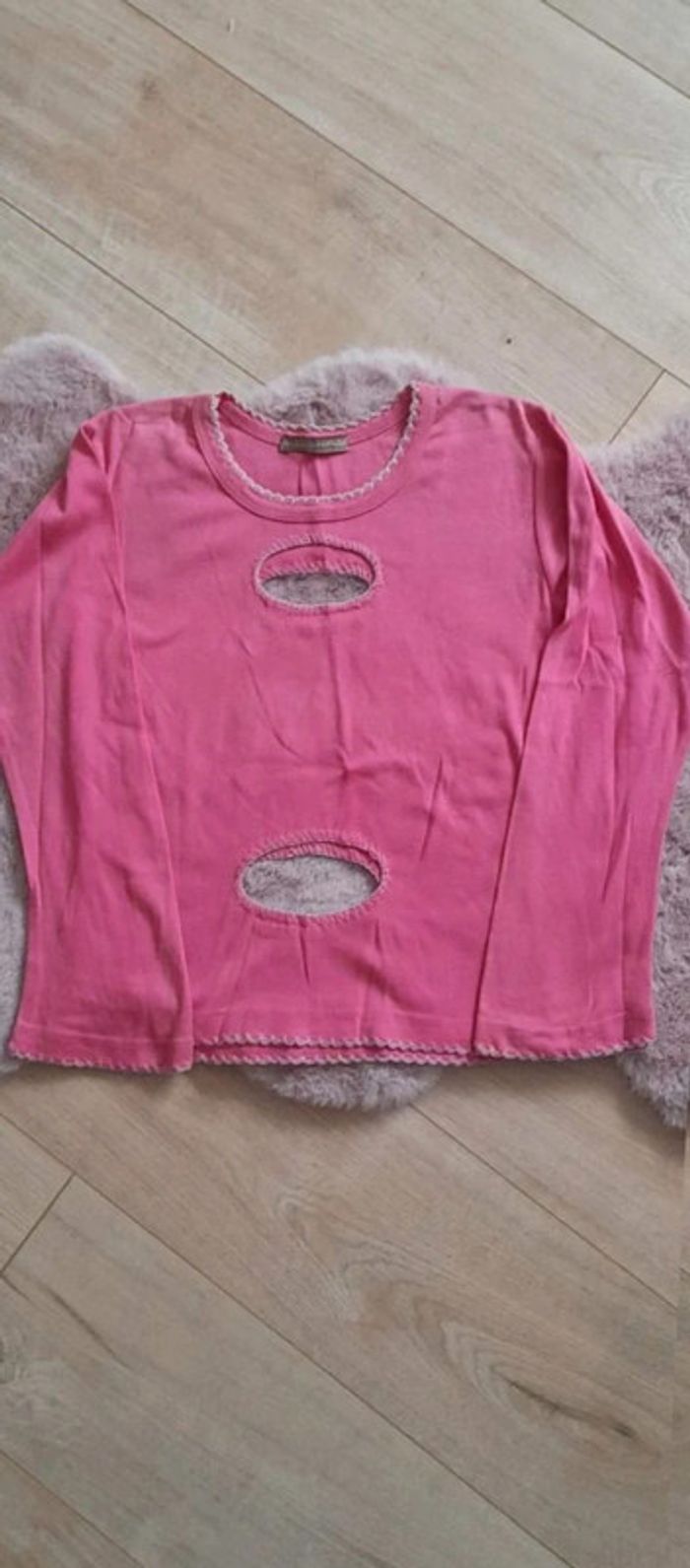 pull femme taille S neuf rose