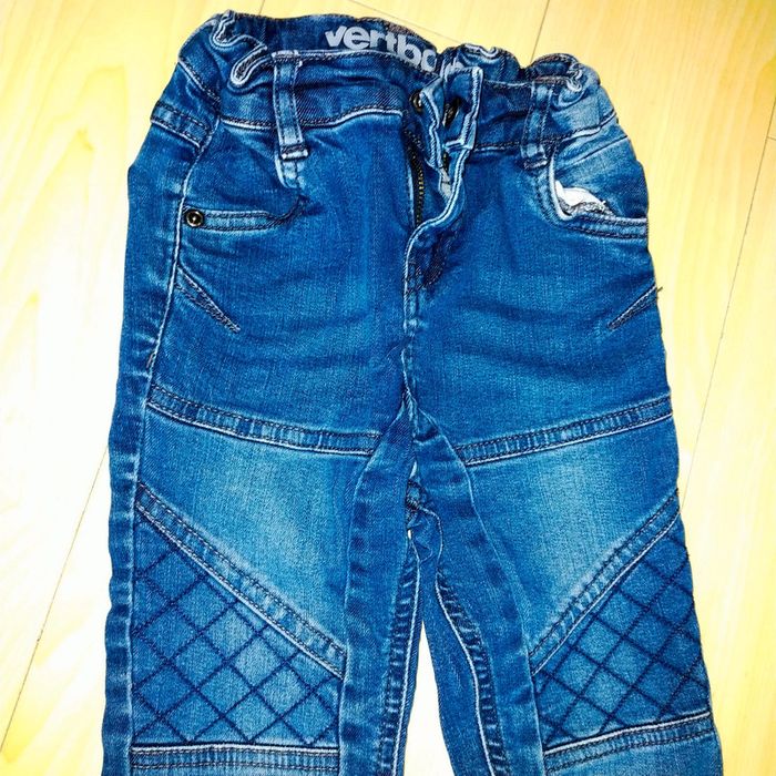 Jean bleu réglable a la taille Vertbaudet 5 ans - photo numéro 3