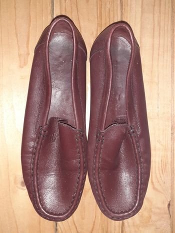 Chaussure bateaux  en cuir