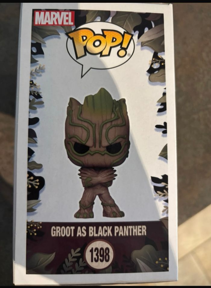 POP Groot as Black Panther - 1398 - photo numéro 3