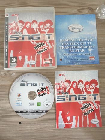 Ps3,Disney Sing it Disney High school musical 3, bon état