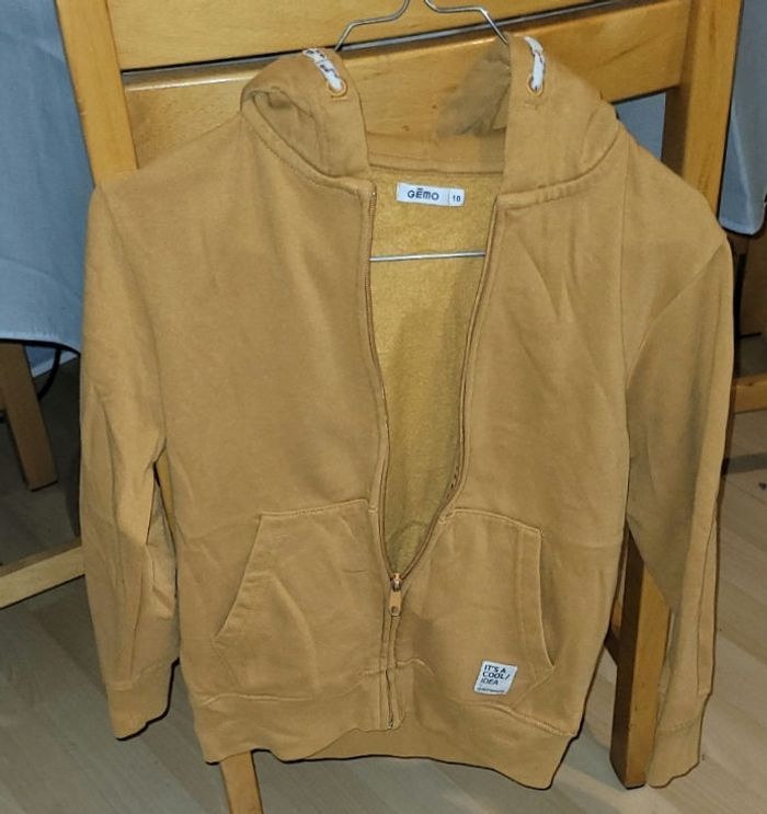 Sweat zippé à capuche enfant - photo numéro 2