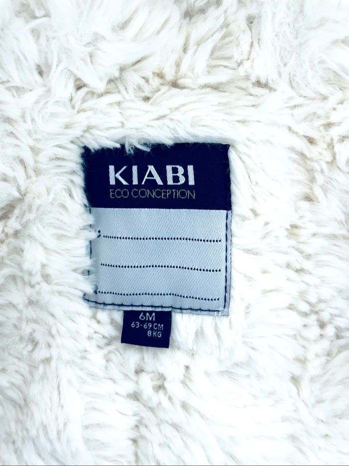 Duffle-coat avec capuche « Kiabi » taille 6 mois - photo numéro 2