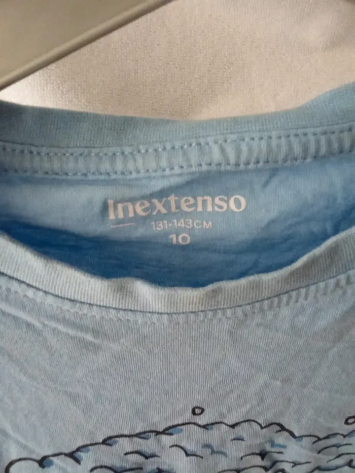T-shirt bleu clair taille : 10 ans - photo numéro 2