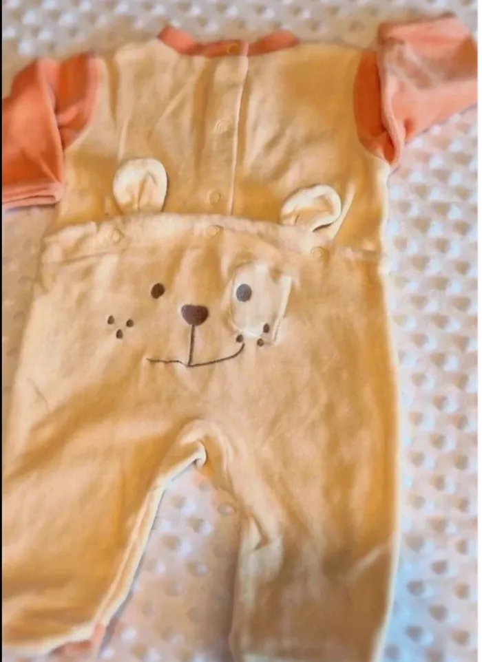 Pyjama velours 3 mois petit kimbaloo - photo numéro 2