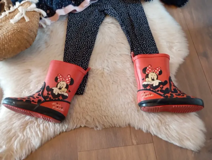 Gros Lot fille rentree 18/24 mois 💖 t-shirt terre de marin legging lupilu boléro idexe bottes Disney - photo numéro 2