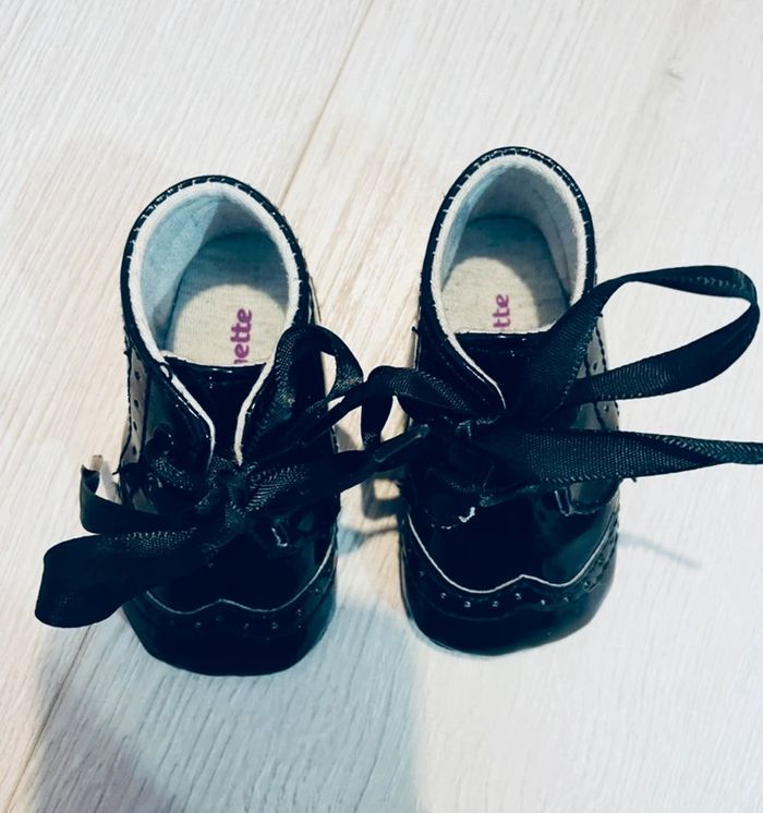 0/3 mois - chaussures vernis noires - photo numéro 4