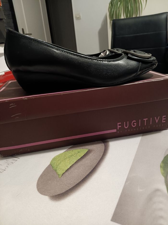 Ballerines en cuir noires - photo numéro 3