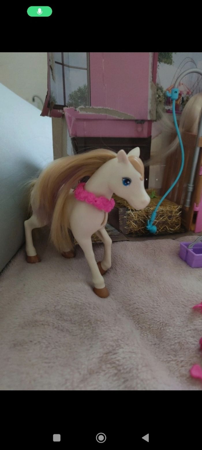 Barbie poupée toilettage des chevaux - photo numéro 8