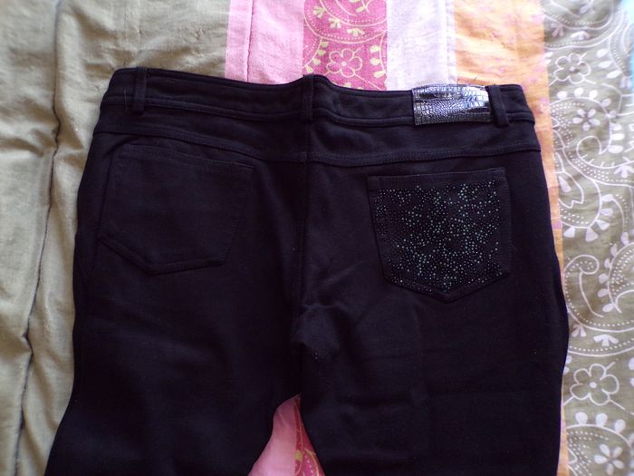 Pantalon noir stretch T42 - photo numéro 3