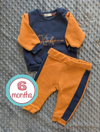 Ensemble mixte 6 mois Mini Bello #sweat #jogging #mode #automnal
