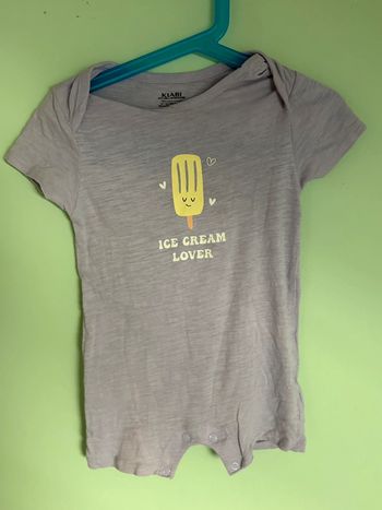 Barboteuse violette ice cream