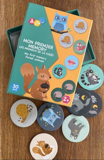 Mémo les animaux de la forêt 