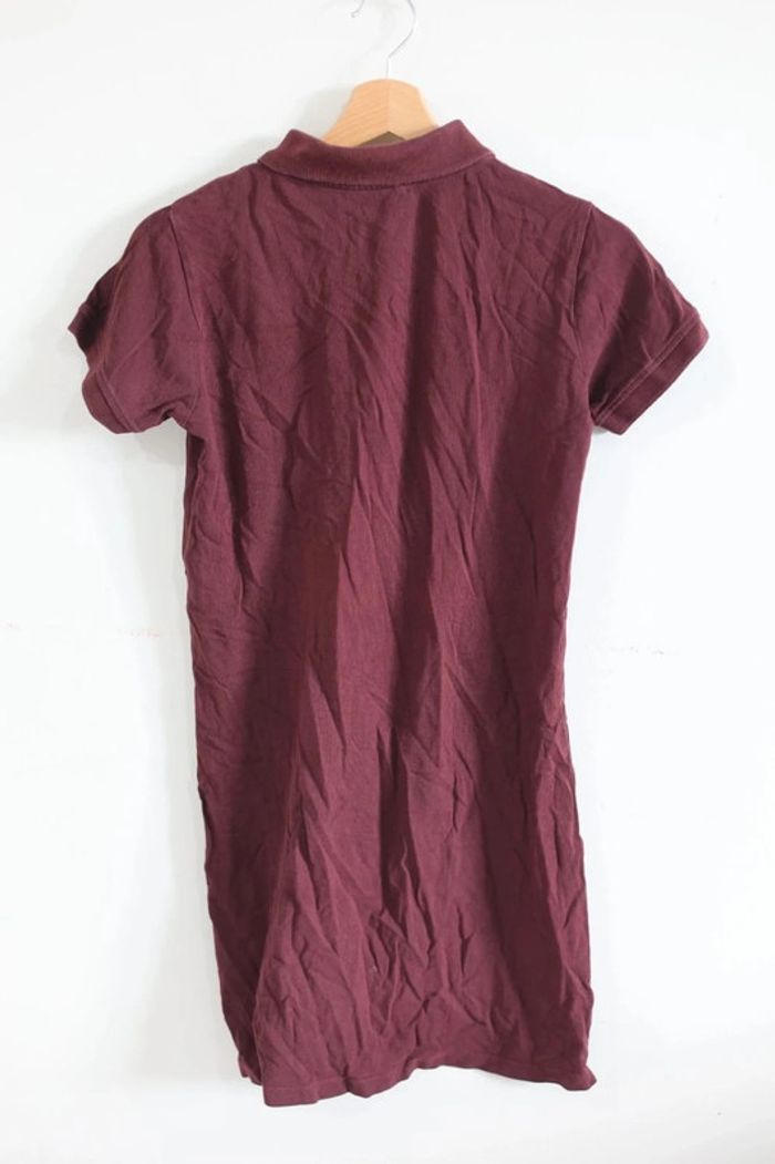 C56 robe polo bordeaux Teddy Smith S - photo numéro 2